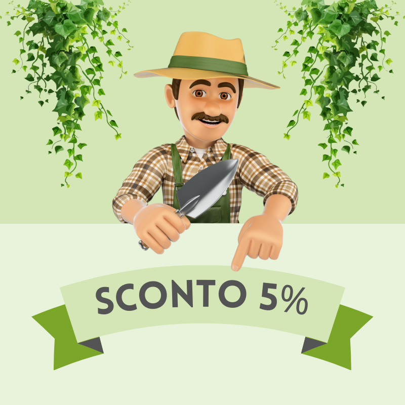 AGRICOLA MONDO PIANTE | Banner Iscriviti alla Newsletter e Ottieni Sconto 5% x HomePage